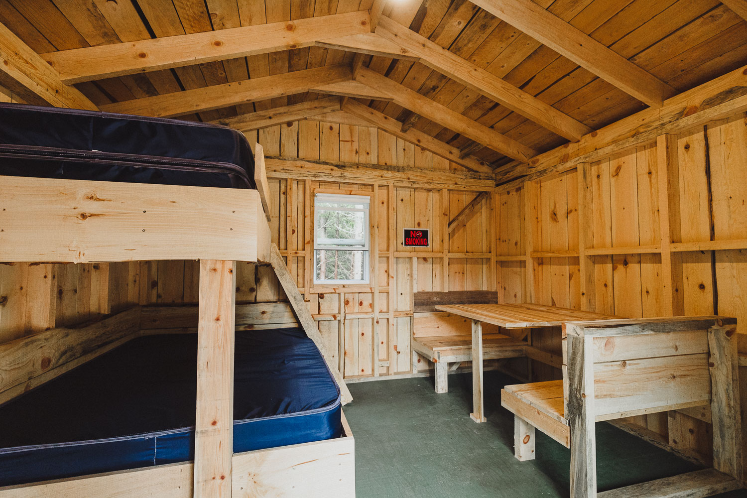 bunked cabin