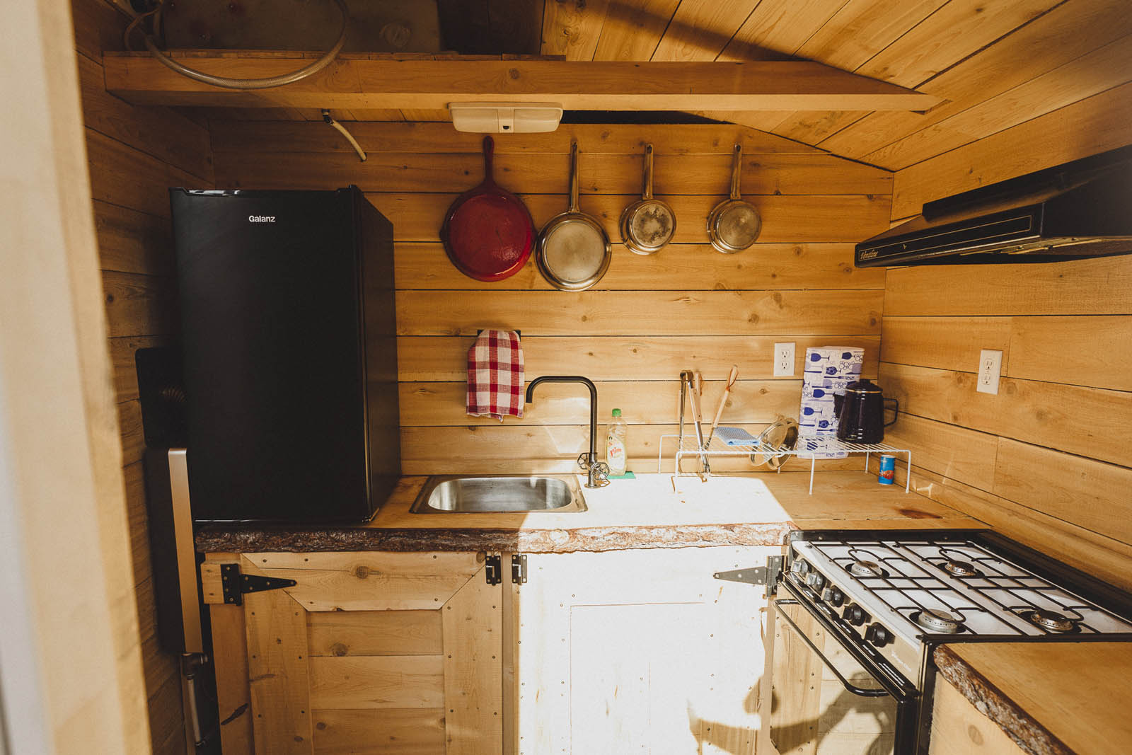 Glamping Cabin Kitchen